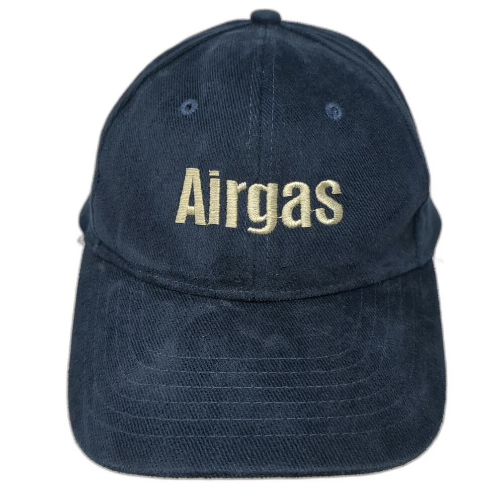 Port & Company Baseball Cap Blue One Size Airgas Logo Slideback Adjustable Hat